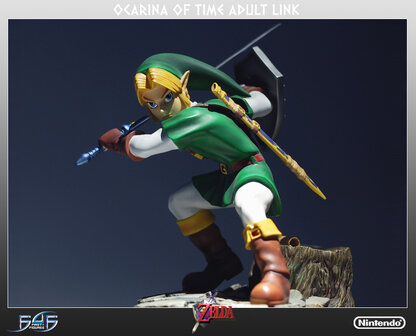 First 4 Figures Legend of Zelda Ocarina of Time Link Statue