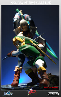 First 4 Figures Legend of Zelda Ocarina of Time Link Statue