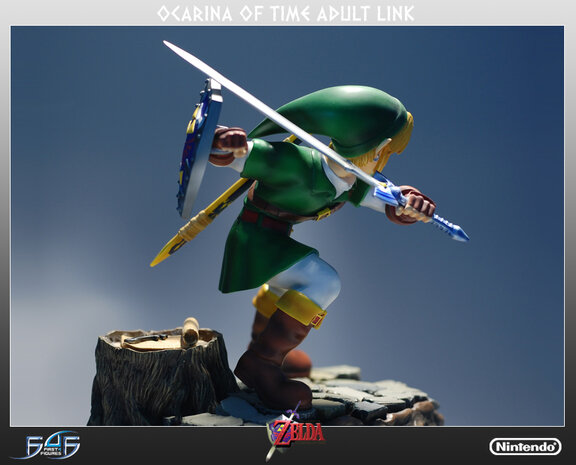 First 4 Figures Legend of Zelda Ocarina of Time Link Statue